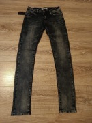 Spodnie jeans kolor czarny
