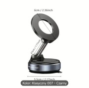 Uchwyt Samochodowy Magnetyczny X68 Przyssawka Próżniowa 360°