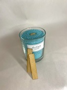 Świeca sypana z wosku palmowego „Aqua di Mare” – pojemnik okrągły