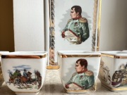 Dekanter francuski porcelanowy