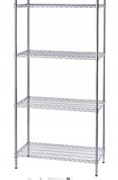 Regał magazynowy Ażurowy 90x60x180 chromowany