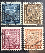5, 10, 20, 30 halerzy Czechosłowacja 1929