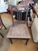 Krzesło dębowe zabytkowe