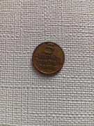 5 Pfennig freie Stadt Danzig 1932 Mosiądz Gdańsk 5 Fenigów 
