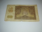 Sto złotych 100 złotych 1940 seria B oryginał 