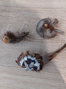 Unikalny zestaw 3 myśliwskich ozdób do kapelusza – Tradycja i Pasja