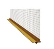 Listwa przyokienna PVC z siatką 2,5 mb złoty dąb nowe