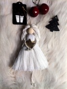 Aniołki handmade, zawieszka, choinka, 