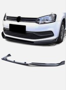 Front Spoiler Gloss Black VW Polo 5 6C 14-17