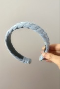 Opaska do włosów headband niebieska błękitna blue uniwersalna