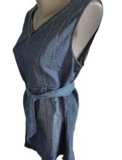 Nowa dżinsowa sukienka Cecil r M 38 jeans sukienka przed kolano ćwieki 