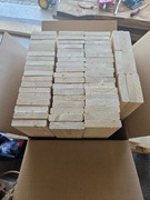 Deski sosna/ świerk różne długości od 10 do 50 cm, przekrój 2x9cm, 8% wilg.