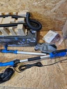 SZLIFIERKA ŻYRAFA DO GIPSU GŁADZI BEZPYŁOWA SKŁADANA SAMOZ. + LED 360 BLACK