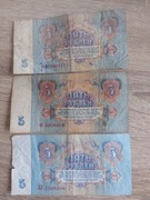 Zestaw 5 rubli 1961 rok oryginały