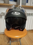 Strój motocyklowy L + kask 59–60 + spodnie 34 – zestaw