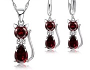 Komplet biżuterii damskej srebro 925