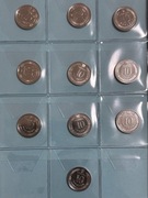 Zestaw monet obiegowych 10 hrywien