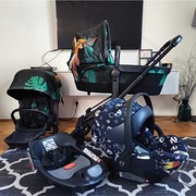 Wózek Cybex Priam Birds of Paradise + baza isofix, nosidełko