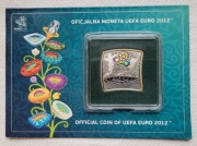 Moneta 20 zł 2012 r. UEFA EURO 2012, Mistrzostwa, folder