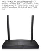 Router TP-Link Archer AC1200/Archer VR400