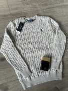 sweterek crewneck Polo Ralph Lauren szary Nowy z metkami rozmiar M