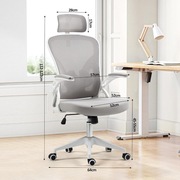Ergonomiczne krzesło biurowe Ahua White