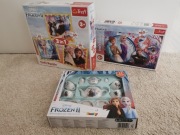 FROZEN Kraina Lodu - porcelanowy zestaw do herbaty  + puzzle