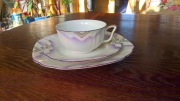 Piękne fioletowe trio Eschenbach Bavaria 658 Art Deco (992)