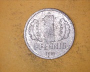 DDR - 1 pfennig 1981 A