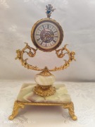 Piękny zegar antyk marmur