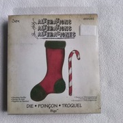 Skarpeta Świąteczna – szablon do scrapbookingu