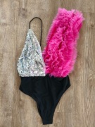 Efektowne Body Shein, Cekiny & Tiul, Rozmiar L