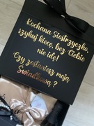 Box dla Świadkowej - Kochana Siostrzyczko, szykuj kiecę bez Ciebie nie idę!