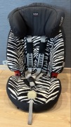 Fotelik Britax Evolva 1-2-3 Plus edycja Zebra w super stani