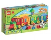 Lego duplo pociąg z cyferkami