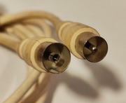 kabel antenowy TV 2,4 m  z wtykami koncentryk męski/damski