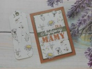 Kartka dla mamy z zakładką #9, Dzień Matki, handmade, A6 z kopertą