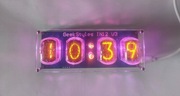 Zegar cyfrowy na lampach NIXIE 4x IN-12