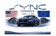 Aktualizacja SYNC 3  Nowy wygląd,  Mapy 2025 + Konwersja USA - EU (Ford)