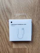 Przejściówka Apple Lightning złącze słuchawkowe 3,5mm nowa oryginalna!