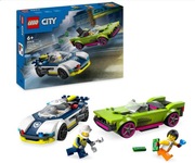 LEGO City 60415 Policyjny Pościg Samochodowy | 213 el. | Auta | 6+ | Nowy