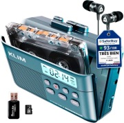 Odtwarzacz Kasetowy Walkman KLIM K7 magnetofon kasetowy USB + karta 16GB