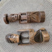 2 Figurki drewniane z Karaibów. Cena za komplet.