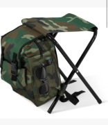 Krzesełko Rybackie Kampingowe i Plecak 2 w 1 Krzesełko Na Ryby Z Plecakiem