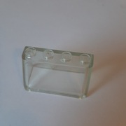 Lego 21 windscreen 2 x 4 x 1 2/3 transparent old
