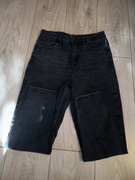 HIT! Spodnie damskie jeansowe czarne Cropp