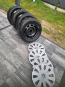 Felgi z oponami 5mm + kołpaki do BMW 205/55/16 91H felga 7Jx16h2