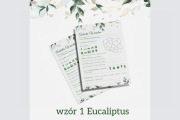 Ankieta weselna A4/A5 pdf do druku Eucaliptus