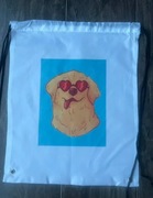 Worek sportowy genzie biały white dla dzieci kolorowy