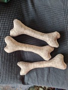 Pluszowa ozdoba zabawka w kształcie kości ręcznie robiona HANDMADE